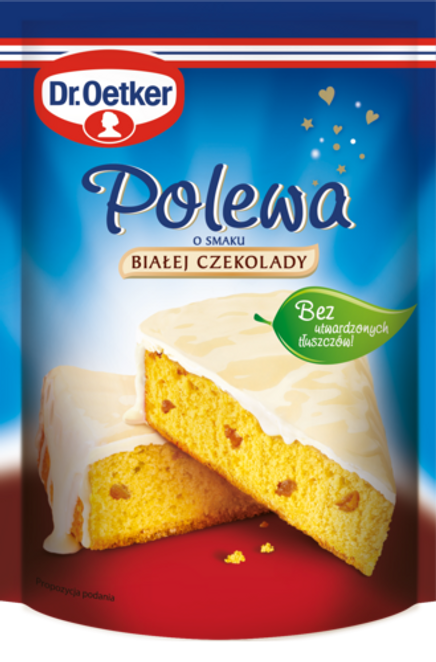 Dr. Oetker Polewa o smaku białej czekolady