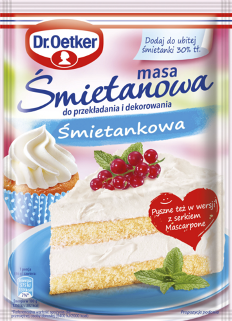 Dr. Oetker Masa śmietanowa Śmietankowa