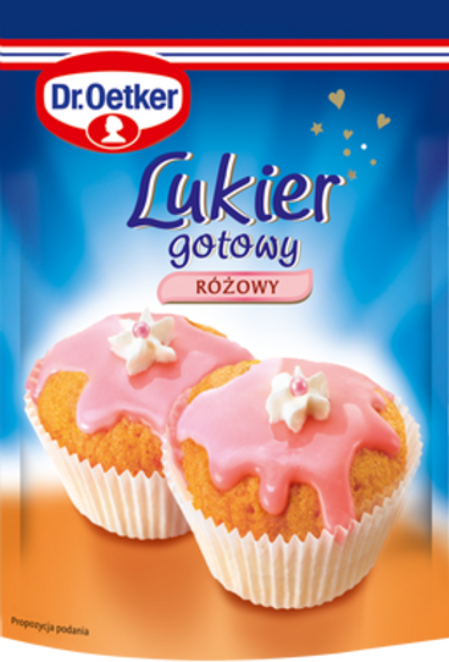 Dr. Oetker Lukier gotowy różowy