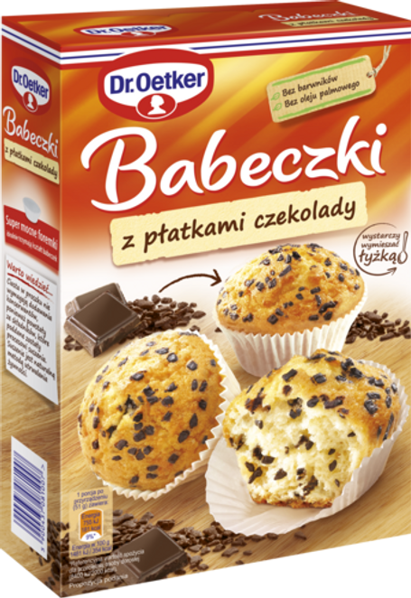 Dr. Oetker Babeczki z płatkami czekolady