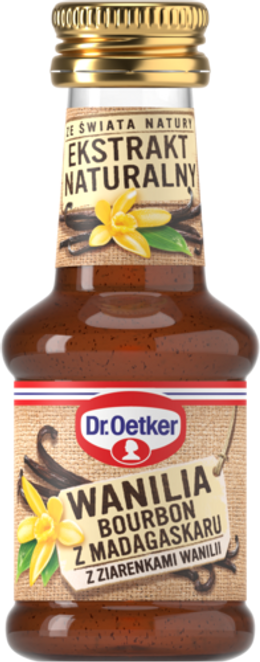 Dr. Oetker Ekstrakt naturalny Wanilia Bourbon z Madagaskaru z ziarenkami wanilii