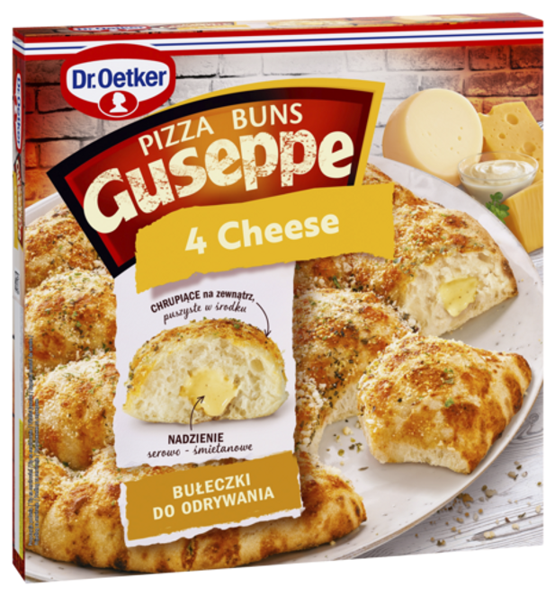 Dr. Oetker Guseppe Pizza Buns 4 Cheese