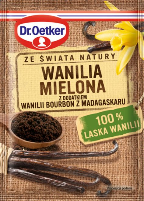 Dr. Oetker Wanilia mielona z dodatkiem wanilii Bourbon z Madagaskaru