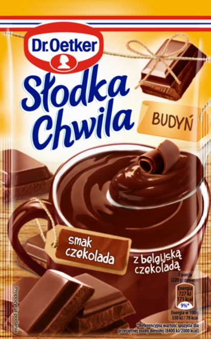 Dr. Oetker Słodka Chwila Budyń smak czekolada