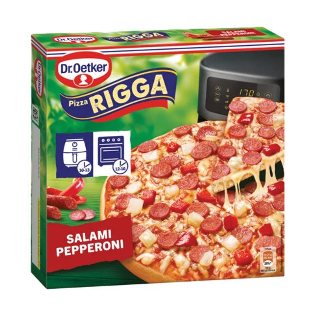 Dr. Oetker Pizza Rigga Salami Pepperoni