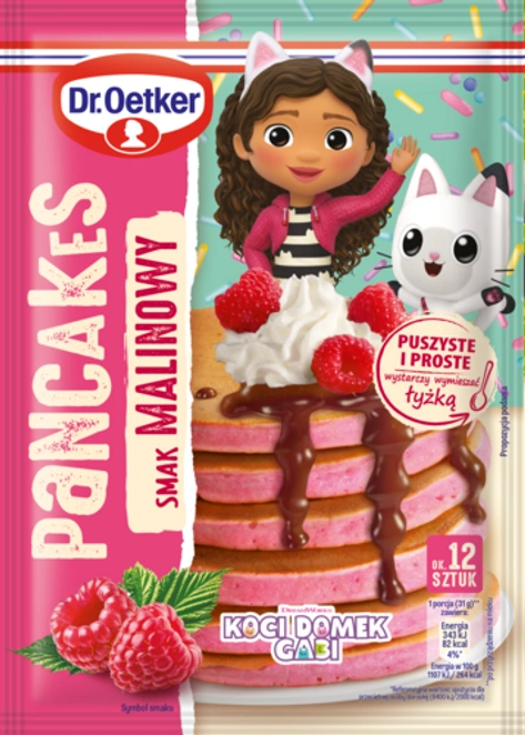 Dr. Oetker Pancakes Koci Domek Gabi smak malinowy