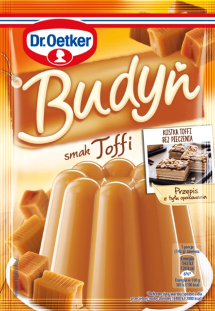 Budyniu smak toffi Dr. Oetkera