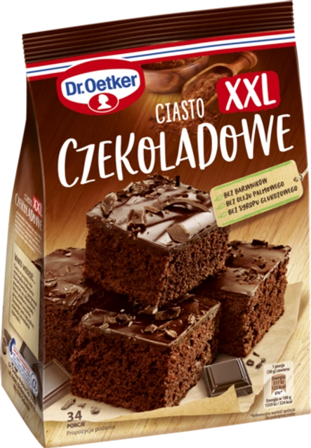 Ciasta czekoladowego XXL Dr. Oetkera
