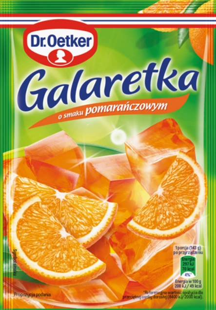 Galaretki o smaku pomarańczowym Dr. Oetkera