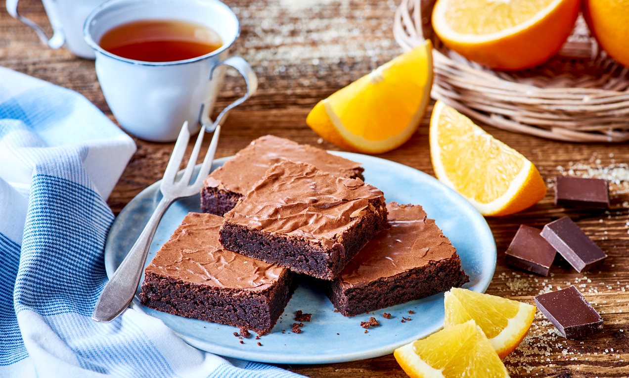 Pomarańczowe Brownie