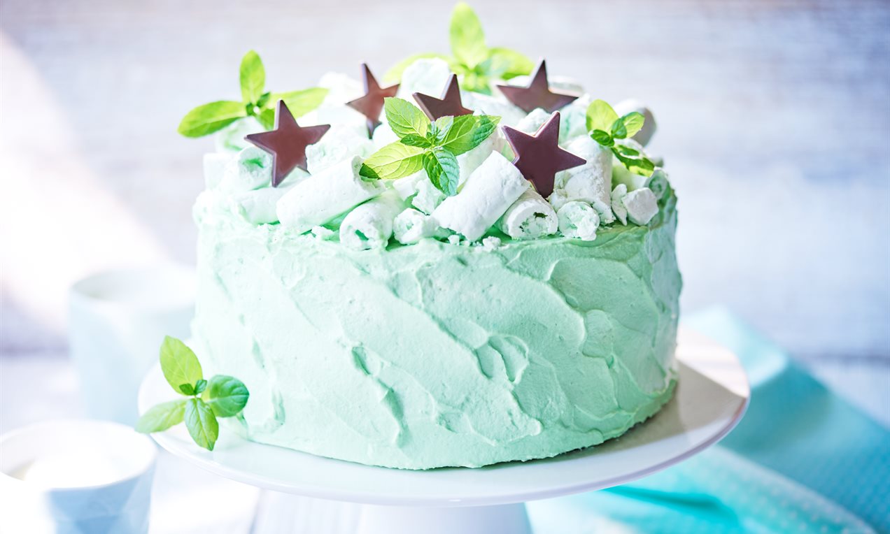 Tort czekoladowy z miętą