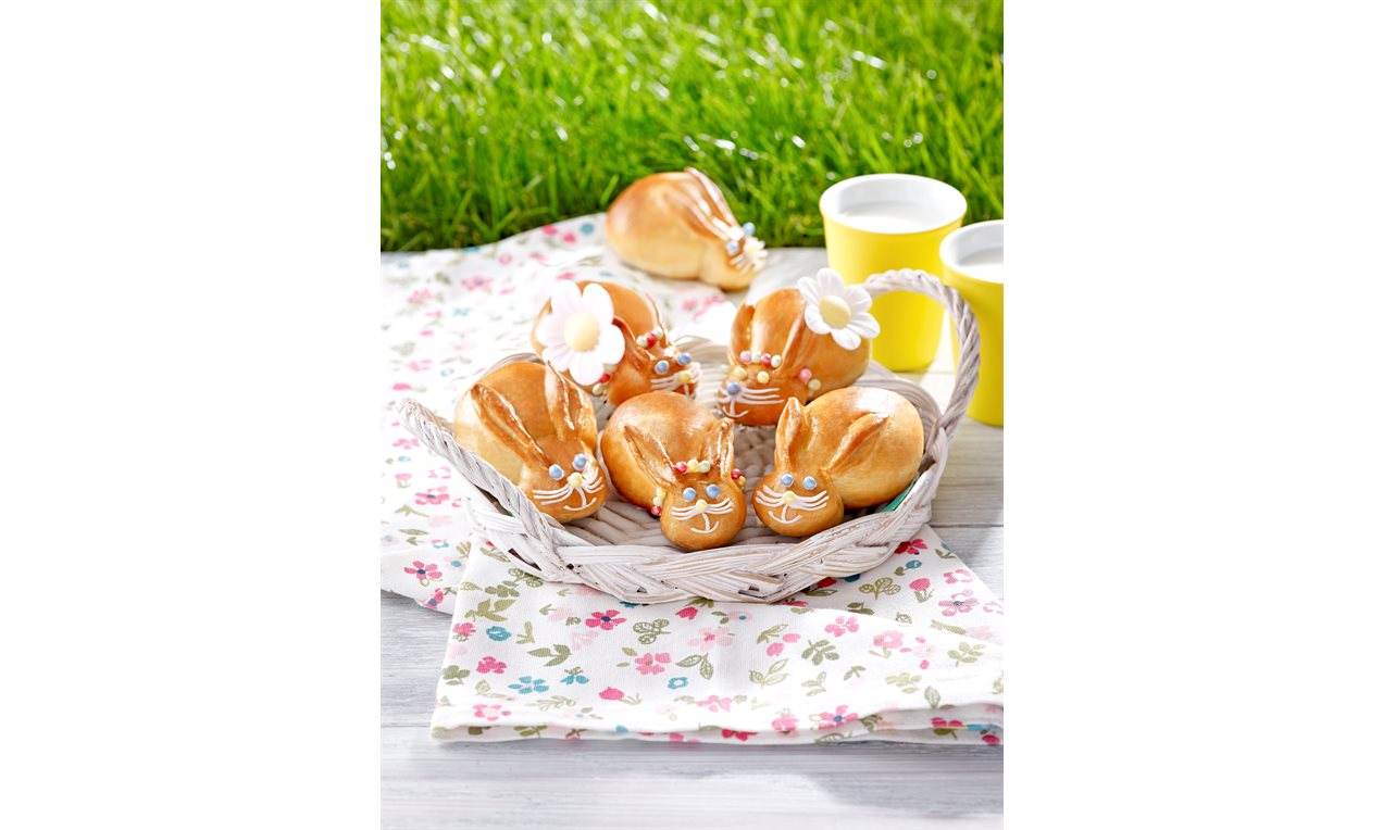 Drożdżowe zajączki