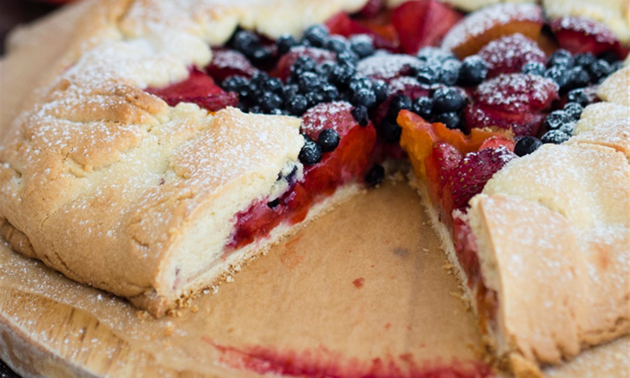 Galette z owocami