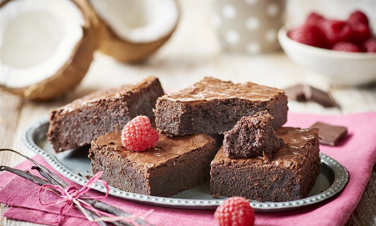 Kokosowe brownie bezglutenowe