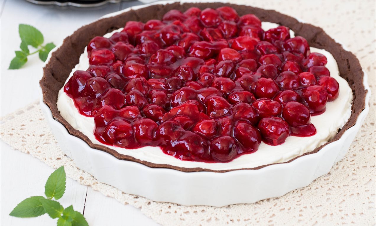 Tarta jogurtowa z wiśniami