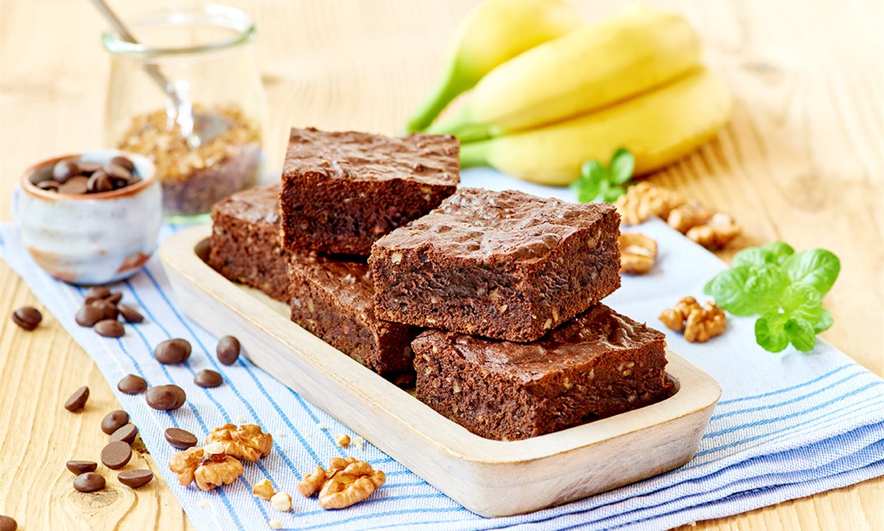 Bananowe brownie