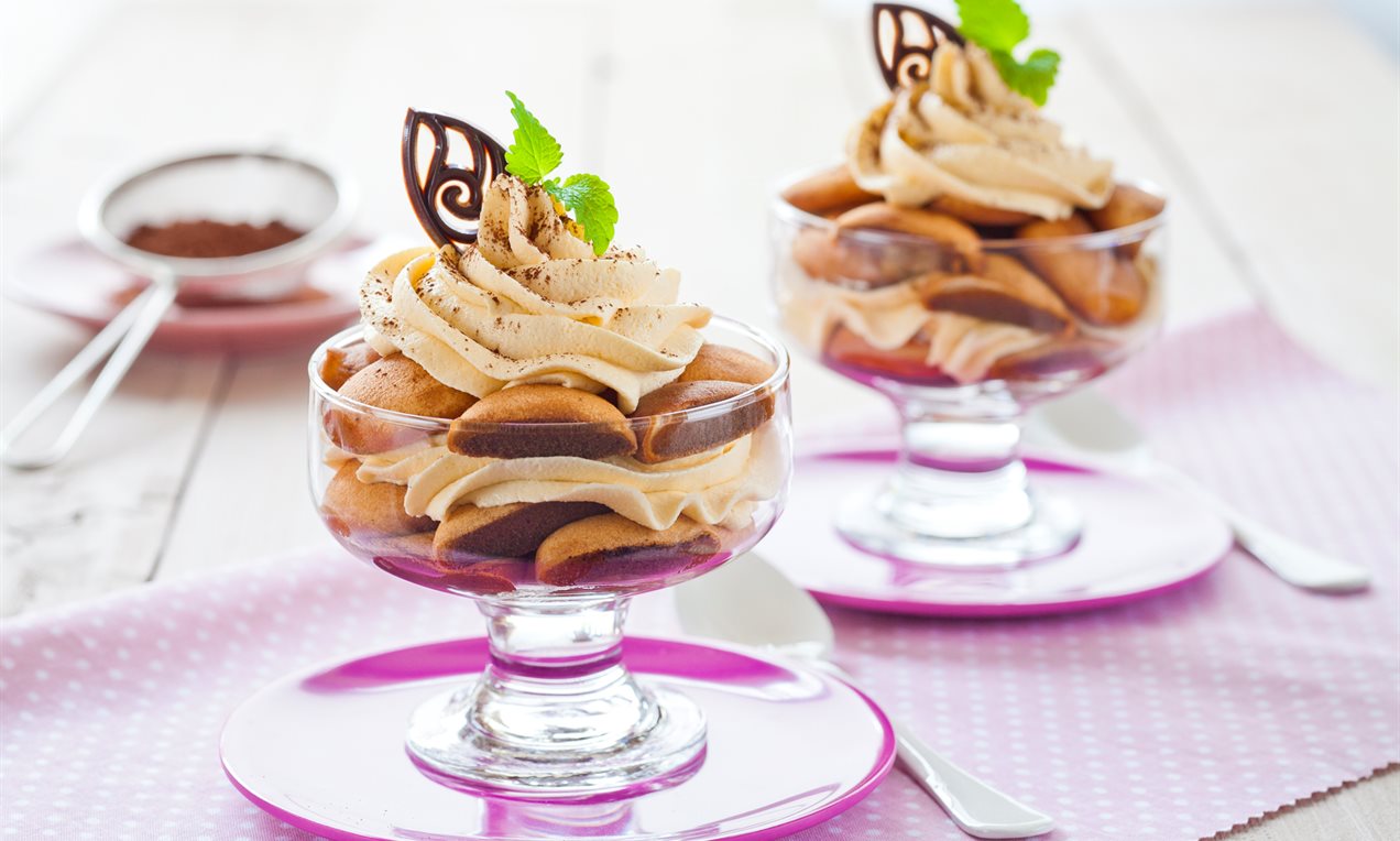 Tiramisu-deser w pucharku