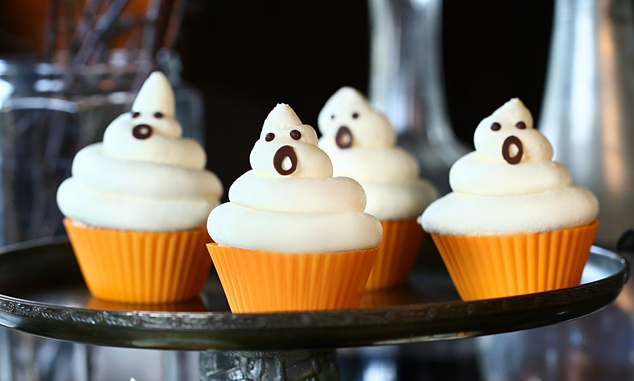Babeczki na Halloween - Noc z duchami